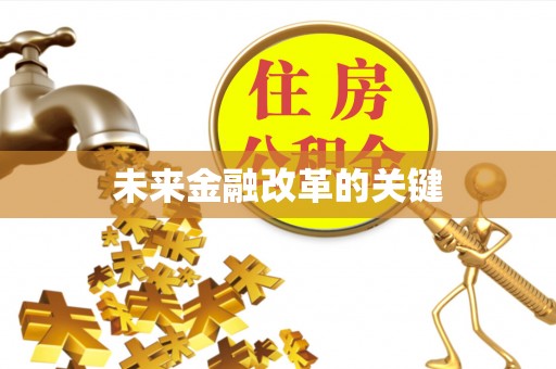 紫阳未来金融改革的关键